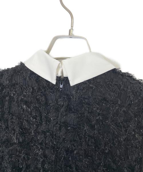 acka（エーシーケーエー）acka (エーシーケーエー) Acka. lame fringe tops ブラック サイズ:F 未使用品の古着・服飾アイテム