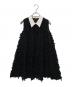 acka（エーシーケーエー）の古着「Acka. lame fringe tops」｜ブラック