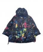DIESELディーゼル）の古着「DIESEL  W-JANUA JACKET 中綿ジャケット オーバーサイズ 総柄」｜マルチカラー