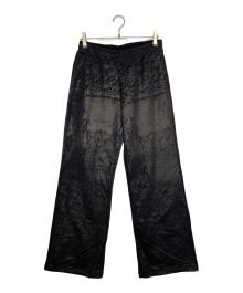 DIESEL（ディーゼル）の古着「DIESEL SUNNYLONG-OUT スウェットパンツ クラック加工」｜ブラック