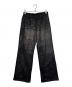 DIESEL（ディーゼル）の古着「DIESEL SUNNYLONG-OUT スウェットパンツ クラック加工」｜ブラック