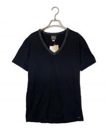 DIESEL（ディーゼル）の古着「VネックTシャツ」｜ブラック