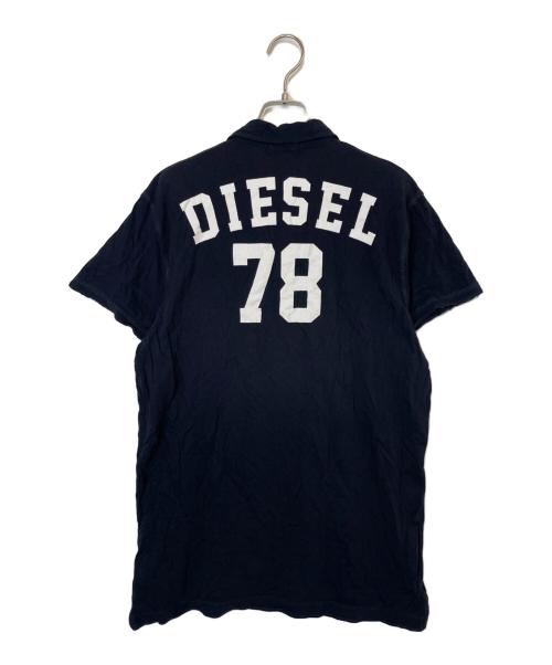 DIESEL（ディーゼル）DIESEL (ディーゼル) ポロシャツ ネイビー サイズ:Lの古着・服飾アイテム