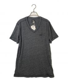 DIESEL（ディーゼル）の古着「VネックTシャツ」｜グレー