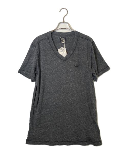 DIESEL（ディーゼル）DIESEL (ディーゼル) VネックTシャツ グレー サイズ:Lの古着・服飾アイテム