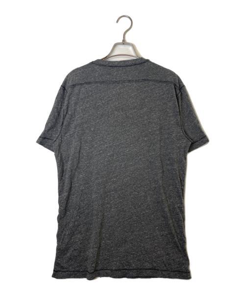 DIESEL（ディーゼル）DIESEL (ディーゼル) VネックTシャツ グレー サイズ:Lの古着・服飾アイテム