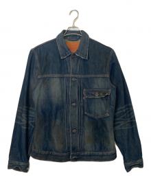 LEVI'S（リーバイス）の古着「1st 復刻 オイル加工 デニムジャケット」｜インディゴ