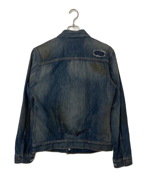 LEVI'S（リーバイス）LEVI'S (リーバイス) 1st 復刻 オイル加工 デニムジャケット インディゴ サイズ:Mの古着・服飾アイテム