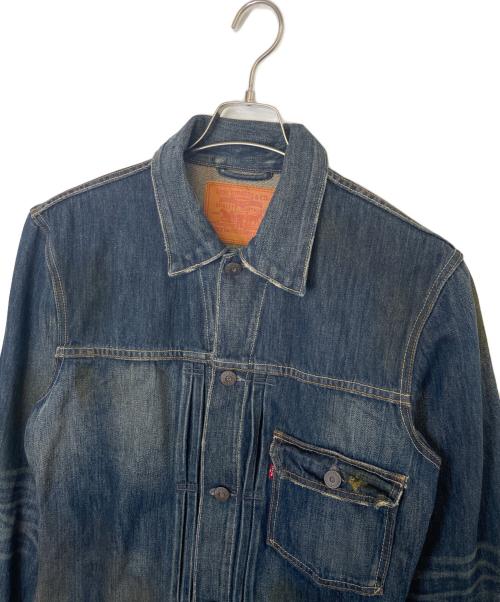 LEVI'S（リーバイス）LEVI'S (リーバイス) 1st 復刻 オイル加工 デニムジャケット インディゴ サイズ:Mの古着・服飾アイテム