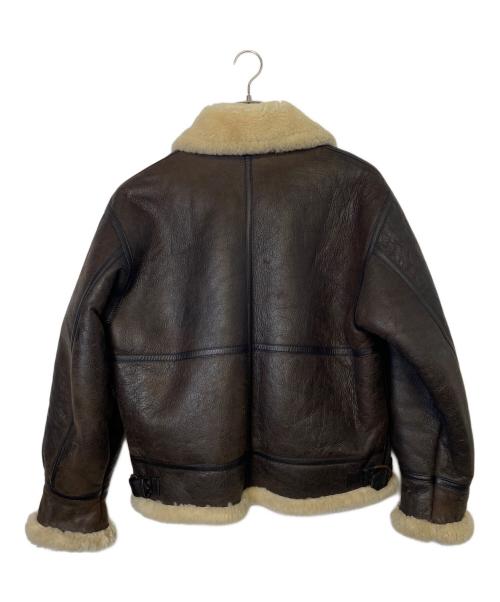 POTTAR（ポッター）POTTAR (ポッター) POTTER B-3 ムートンジャケット ブラウン サイズ:Lの古着・服飾アイテム