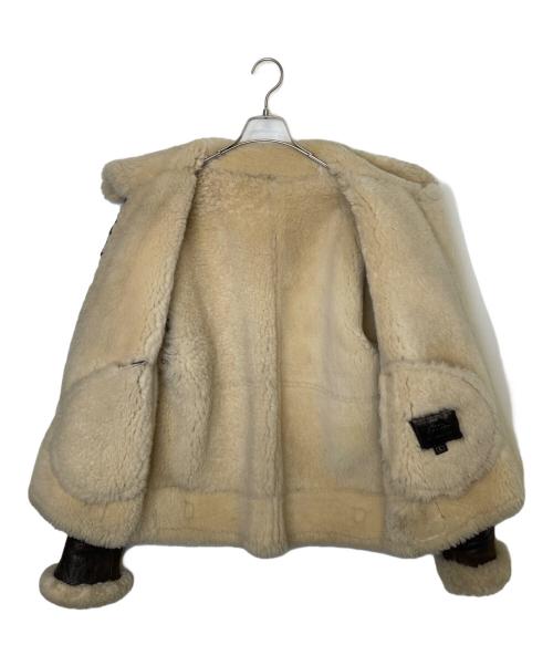 POTTAR（ポッター）POTTAR (ポッター) POTTER B-3 ムートンジャケット ブラウン サイズ:Lの古着・服飾アイテム