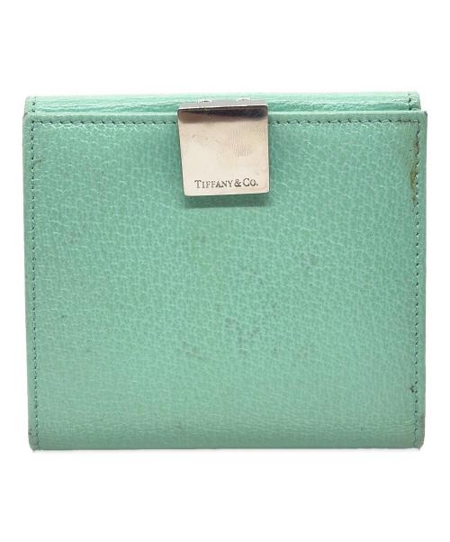 TIFFANY & Co.（ティファニー）Tiffany & Co. (ティファニー) 2つ折り財布 グリーンの古着・服飾アイテム