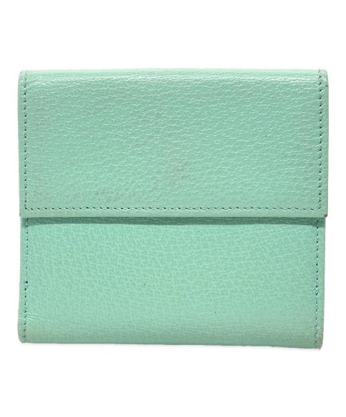 TIFFANY & Co.（ティファニー）Tiffany & Co. (ティファニー) 2つ折り財布 グリーンの古着・服飾アイテム
