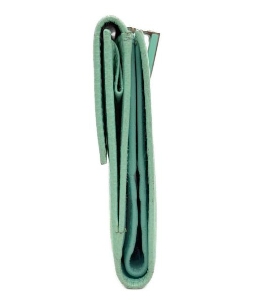 TIFFANY & Co.（ティファニー）Tiffany & Co. (ティファニー) 2つ折り財布 グリーンの古着・服飾アイテム