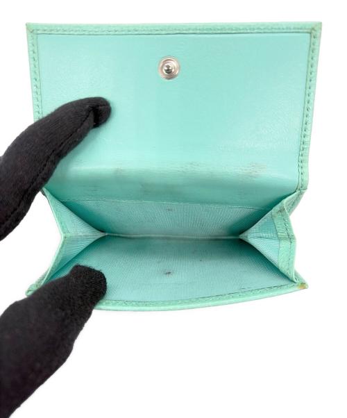 TIFFANY & Co.（ティファニー）Tiffany & Co. (ティファニー) 2つ折り財布 グリーンの古着・服飾アイテム