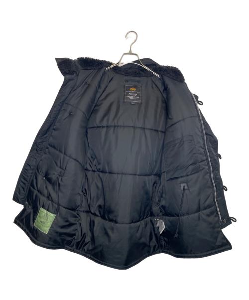ALPHA（アルファ）ALPHA (アルファ) ALPHA  N-3B モッズコートブラック ブラック サイズ:Lの古着・服飾アイテム
