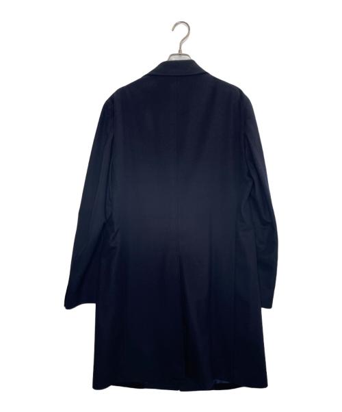 EDIFICE（エディフィス）EDIFICE (エディフィス) EDIFICE  チェスターコート カシミヤ混 ネイビー サイズ:50の古着・服飾アイテム