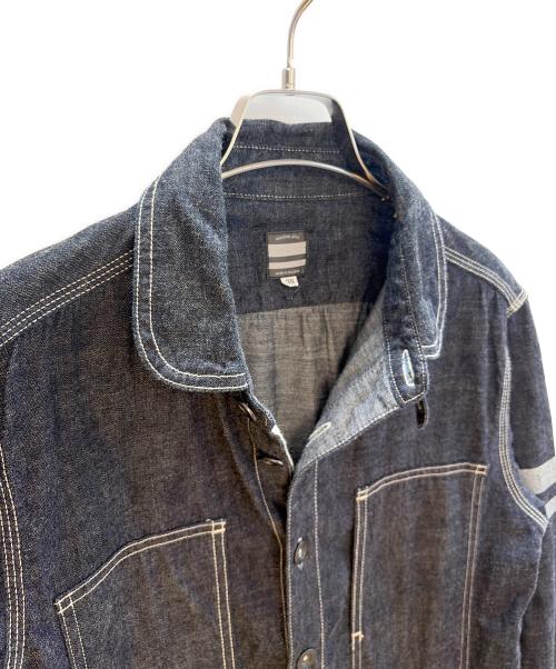 MOMOTARO JEANS（桃太郎ジーンズ）MOMOTARO JEANS (桃太郎ジーンズ) 出陣デニムシャツ インディゴ サイズ:38の古着・服飾アイテム