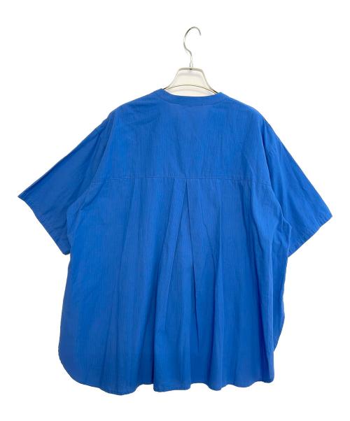 BEARDSLEY（ビアズリー）BEARDSLEY (ビアズリー) 半袖シャツ ブルー サイズ:Freeの古着・服飾アイテム