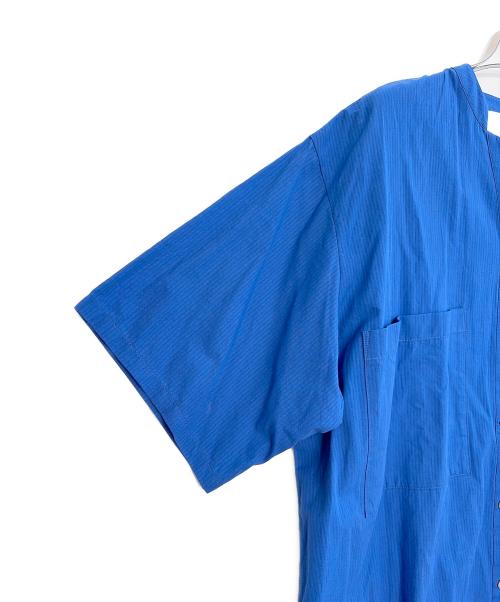 BEARDSLEY（ビアズリー）BEARDSLEY (ビアズリー) 半袖シャツ ブルー サイズ:Freeの古着・服飾アイテム