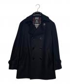 BURBERRY BLACK LABELバーバリーブラックレーベル）の古着「BURBERRY BLACK LABEL  Pコート ブラックレーベルチェック」｜ブラック