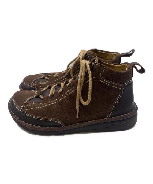 BIRKENSTOCK（ビルケンシュトック）BIRKENSTOCK (ビルケンシュトック) ハイカットスニーカー ブラウン サイズ:22.5の古着・服飾アイテム