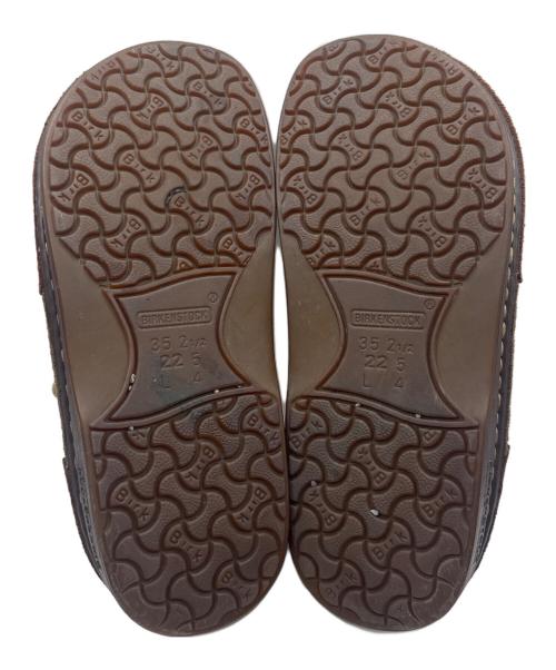 BIRKENSTOCK（ビルケンシュトック）BIRKENSTOCK (ビルケンシュトック) ハイカットスニーカー ブラウン サイズ:22.5の古着・服飾アイテム