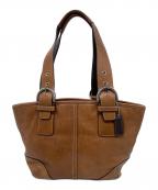 COACHコーチ）の古着「COACH レザー トートバッグ 9544」｜ブラウン