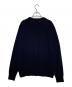 EMPORIO ARMANI (エンポリオ アルマーニ) EMPORIO ARMANI  薄手 ニット ロゴパッチ付き 近年モデル ブラック サイズ:XXL：5000円