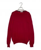GRAN SASSOグランサッソ）の古着「GRAN SASSO  薄手 ニット」｜レッド