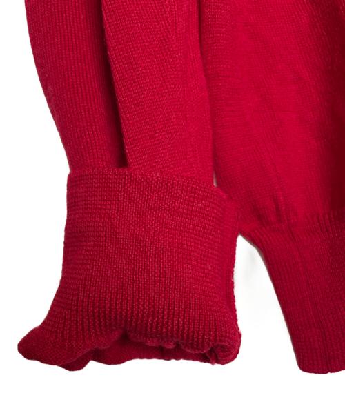 GRAN SASSO（グランサッソ）GRAN SASSO (グランサッソ) GRAN SASSO  薄手 ニット レッド サイズ:52の古着・服飾アイテム