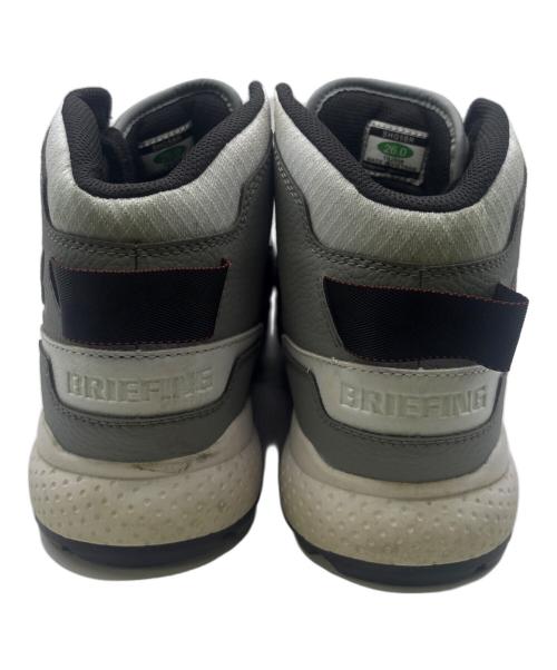 BRIEFING（ブリーフィング）BRIEFING (ブリーフィング) BRIDGESTONE (ブリヂストン) ハイカットスニーカー グレー×ホワイト サイズ:26の古着・服飾アイテム