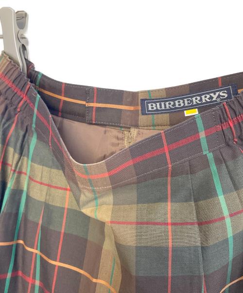 Burberry's（バーバリーズ）Burberry's (バーバリーズ) Burberry's  ノバチェック ロングスカート ブラウン サイズ:7ARの古着・服飾アイテム