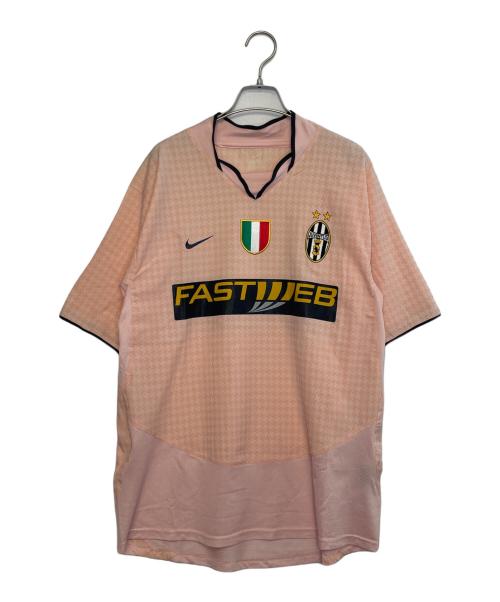 NIKE（ナイキ）NIKE (ナイキ) NIKE  ゲームシャツ サッカーユニフォーム JUVENTUS ユベントス 2003 - 2004 ピンク サイズ:Lの古着・服飾アイテム