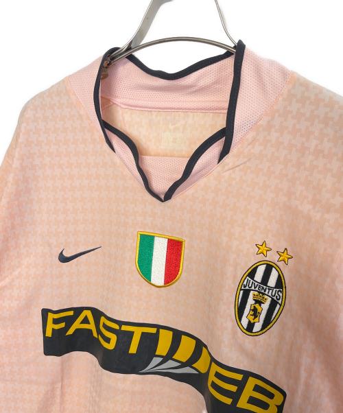 NIKE（ナイキ）NIKE (ナイキ) NIKE  ゲームシャツ サッカーユニフォーム JUVENTUS ユベントス 2003 - 2004 ピンク サイズ:Lの古着・服飾アイテム