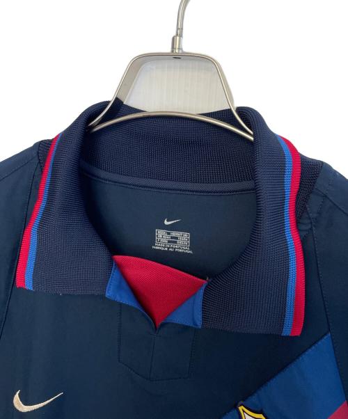 NIKE（ナイキ）NIKE (ナイキ) NIKE  ゲームシャツ サッカーユニフォーム FCバルセロナ 2002-2003 ネイビー サイズ:Lの古着・服飾アイテム