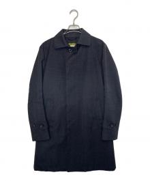 MACKINTOSH PHILOSOPHY（マッキントッシュ フィロソフィー）の古着「MACKINTOSH PHILOSOPHY ステンカラーコート ロングコート」｜ブラック