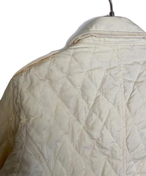 MONCLER（モンクレール）MONCLER (モンクレール) MONCLER モンクレール 茶タグ ショート丈 キルティング ダウンジャケット ダブルブレスト  アイボリー サイズ:2の古着・服飾アイテム