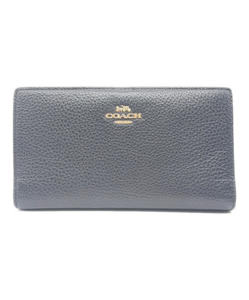 COACH（コーチ）COACH (コーチ) 長財布 ブラックの古着・服飾アイテム