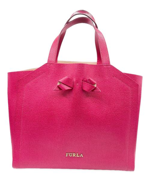 FURLA（フルラ）FURLA (フルラ) トートバッグ ピンクの古着・服飾アイテム