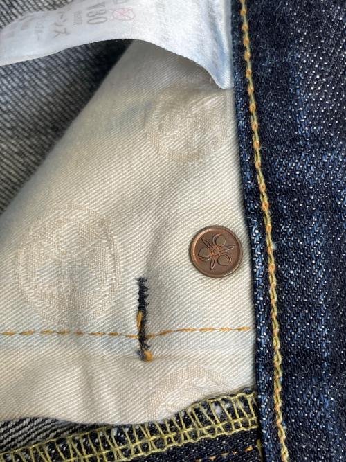 MOMOTARO JEANS（桃太郎ジーンズ）MOMOTARO JEANS (桃太郎ジーンズ) MOMOTARO JEANS 桃太郎ジーンズ  0205SP デニムパンツ ジーンズ　スリムフィット インディゴ サイズ:W30 × L35の古着・服飾アイテム
