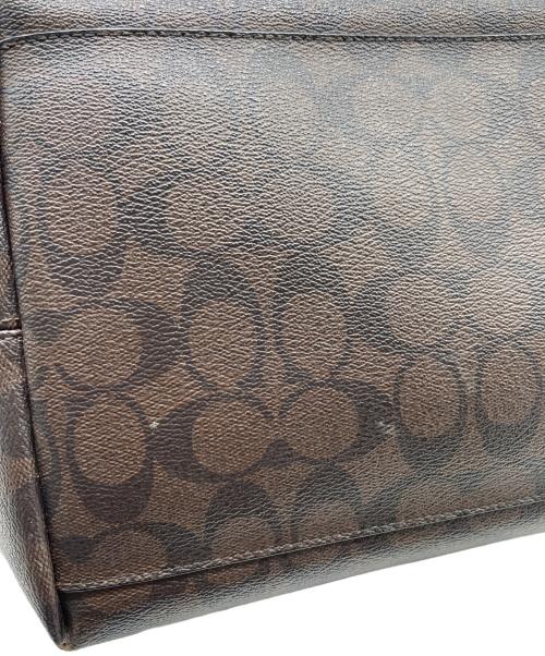 COACH（コーチ）COACH (コーチ) COACH コーチ  シグネチャートートバッグ ブラウンの古着・服飾アイテム