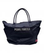 PEARLY GATESパーリーゲイツ）の古着「PEARLY GATES パーリーゲイツ PG89 ラウンドバッグ ゴルフカートバッグ トートバッグ」｜ネイビー
