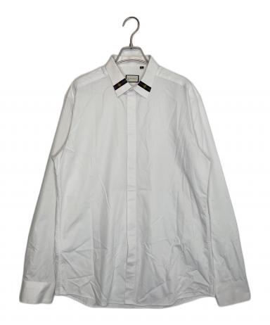 中古・古着通販】GUCCI (グッチ) GUCCI グッチ 長袖シャツ 蜂 襟