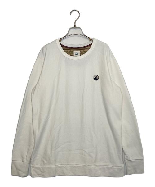 SAS（エスエーエス）SAS (エスエーエス) SAS エスエーエス  薄手 スウェット ホワイト サイズ:XLの古着・服飾アイテム