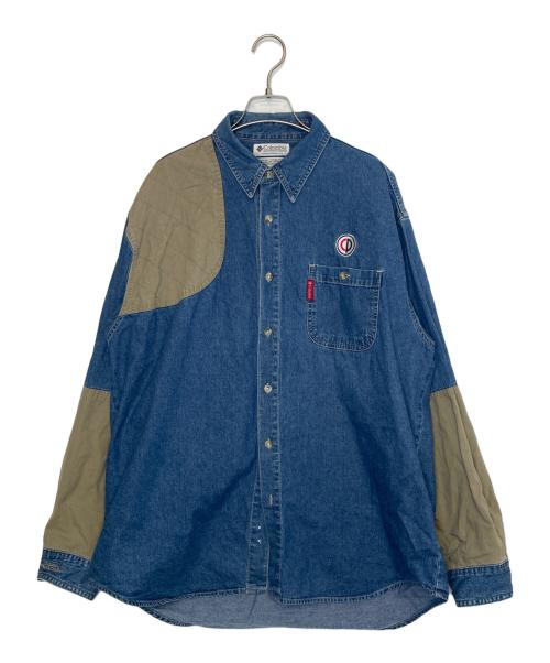 Columbia（コロンビア）Columbia (コロンビア) Columbia コロンビア PHG デニム ジャケット 90's ~ 00's 企業ロゴ コーポレートロゴあり インディゴ サイズ:Lの古着・服飾アイテム