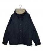 SIERRA DESIGNS×GO HEMPシエラデザインズ×ゴーヘンプ）の古着「SIERRA DESIGNS × GO HEMP  60/40クロス ロクヨンクロス マウンテンパーカー」｜ブラック