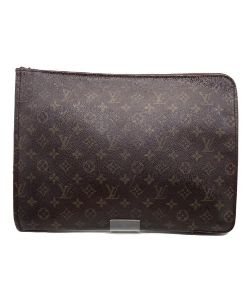 LOUIS VUITTON（ルイ ヴィトン）LOUIS VUITTON (ルイ ヴィトン) LOUIS VUITTON ルイ ヴィトン モノグラム クラッチバッグ セカンドバッグ ポッシュ・ドキュマン M53400  ブラウンの古着・服飾アイテム