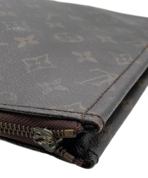 LOUIS VUITTON（ルイ ヴィトン）LOUIS VUITTON (ルイ ヴィトン) LOUIS VUITTON ルイ ヴィトン モノグラム クラッチバッグ セカンドバッグ ポッシュ・ドキュマン M53400  ブラウンの古着・服飾アイテム
