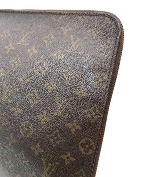LOUIS VUITTON（ルイ ヴィトン）LOUIS VUITTON (ルイ ヴィトン) LOUIS VUITTON ルイ ヴィトン モノグラム クラッチバッグ セカンドバッグ ポッシュ・ドキュマン M53400  ブラウンの古着・服飾アイテム